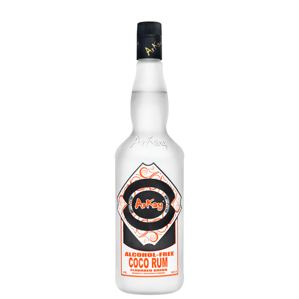 Paquete 12 Botellas — ArKay Versión Zero Proof Sabor Ron Coco · 1 Litro