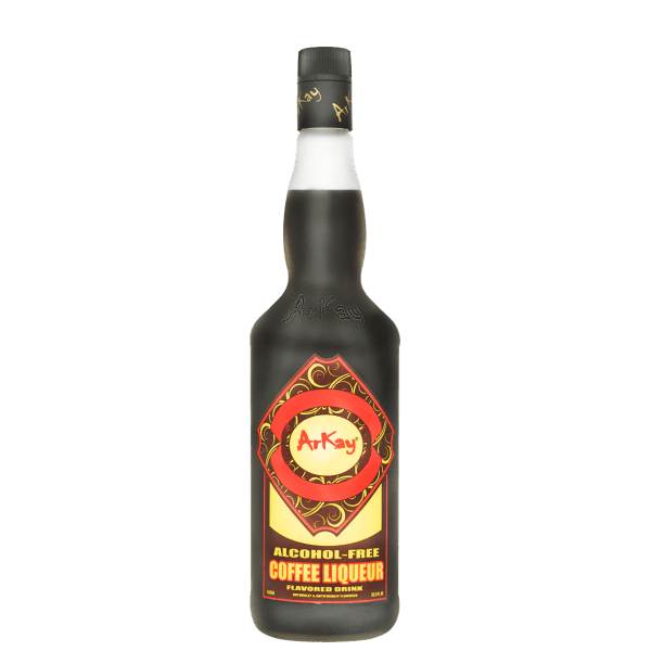 Paquete 12 Botellas — ArKay Versión Zero Proof Sabor Licor de Café · 1 Litro