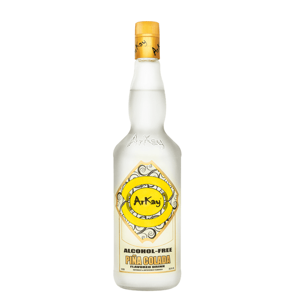Paquete 12 Botellas — ArKay Versión Zero Proof Sabor Piña Colada · 1 Litro