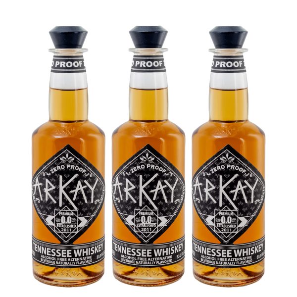 Paquete 12 Botellas — ArKay Alternativa de Whisky Tennessee Zero Proof · 1 Litro