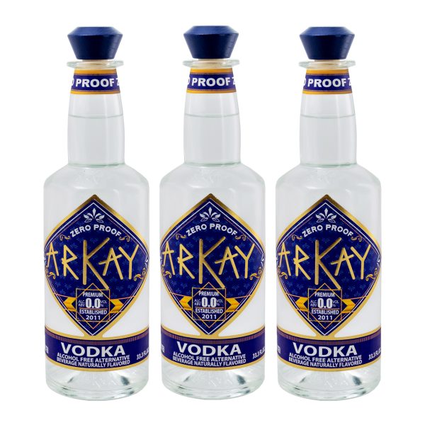 3vodka Paquete 12 Botellas — ArKay Alternativa de Vodka Zero Proof · 1 Litro