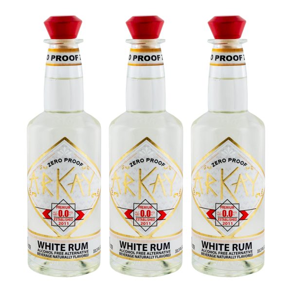 Paquete 12 Botellas — ArKay Alternativa de Ron Blanco Zero Proof · 1 Litro