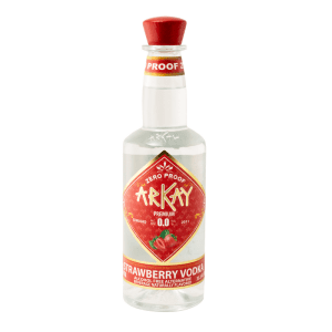 Paquete 12 Botellas — ArKay Vodka Fresa Zero Proof · 1 Litro